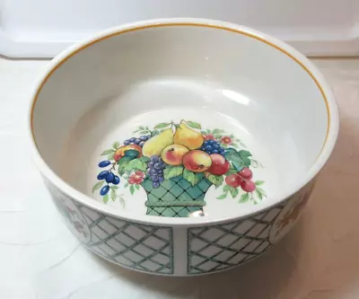 Villeroy & Boch BASKET *1 Round Vegetable Bowl*  7   Vitro Porcelain Germany EXC • $89.99