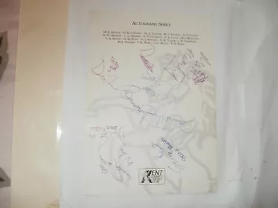 £1.99 • Buy Signed Kent Junior Cricket Flyer From Kent V Worcestershire,year Unknown