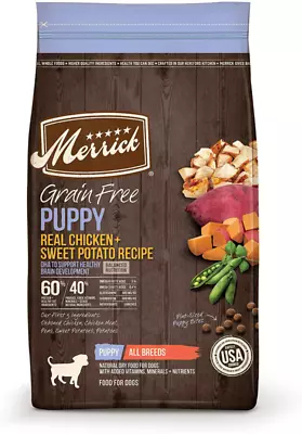 Merrick Grain Free Dry Dog Puppy Recipe • $93.98