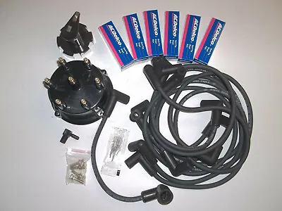 Mercruiser 4.3 L Tune Up Kit Cap Rotor Wires Spark Plugs Thunderbolt • $85