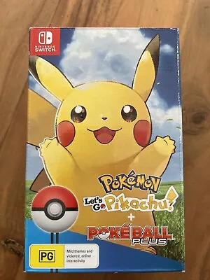 $350 • Buy Nintendo Switch Pokemon Lets Go Pikachu And Pokeball Plus - Brand New!