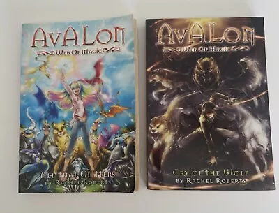 Avalon Web Of Magic By Rachel Robert’s Book 2 And 3 Soft Cover Good 2008 • $9.95