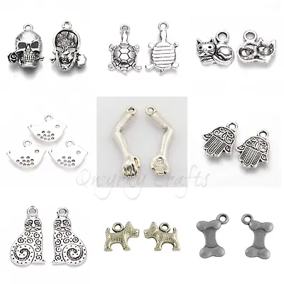 Tibetan Silver Charms Pendants Jewellery Card Making Crafts Antique Colour LOT 5 • £2.50