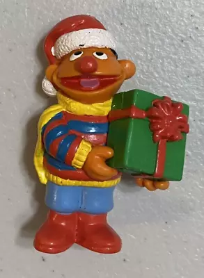 Vintage 1980's Applause Sesame Street ERNIE Christmas Holiday PVC Toy Figure • $8.99