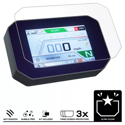 MOTO GUZZI STELVIO (2024-) Dashboard Screen Protector 3 X Ultra Clear • $15.99
