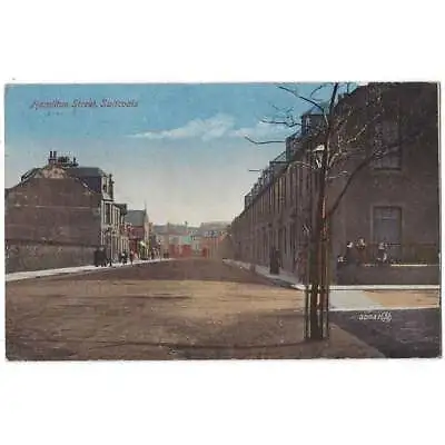 SALTCOATS Hamilton Street Ayrshire Postcard By Valentine Posted 1925 • £5.99