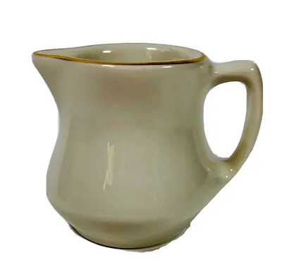 VTG SHENANGO Vitrified China CREAMER NEW CASTLE PA RESTAURANT WARE Beige Gold • $4.75