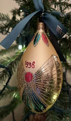 $20 • Buy Vintage Waterford Holiday Heirlooms 1998 Dated Egg Happiness Limited Edition New
