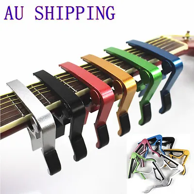 $5.45 • Buy Premium Alloy Capo Quick Change Trigger Clamp For Guitar Banjo Ukulele Mandolin