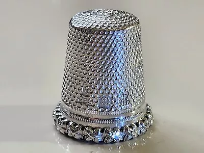 Vintage Sterling Silver Thimble Made In Germany By Eber No Holes EC • $9.99