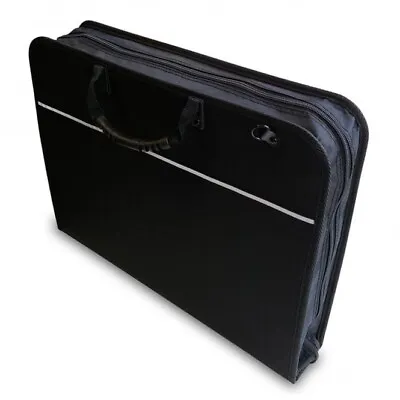 Mapac Quartz Zipped Portfolio Case - No Rings - Double Capacity - A3 • £47.99