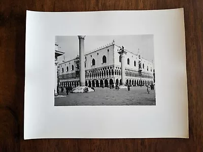 Vintage Photo Andrew Lundsberg Venice Italy Doge's Palace 8 In. X 10 In. E5 • $14