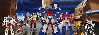 Figure Diorama Backdrop For G1 Vintage/Masterpiece Transformers- Autobot City  • $17.99