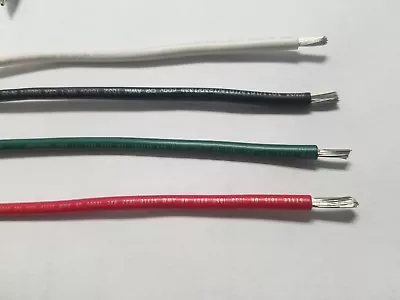 Boat Marine Car 12 Awg Primary Wire White Green Red Black Tinned Stranded 12' Ea • $30.92