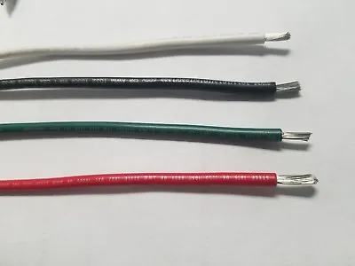 Boat Marine Car 12 Awg Primary Wire White Green Red Black Tinned Stranded 25' Ea • $36.92