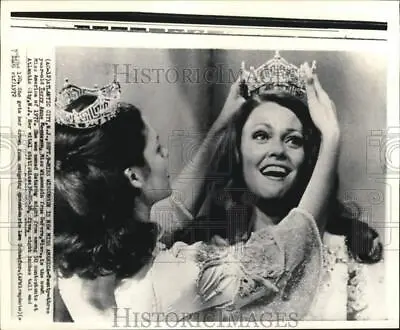 1972 Press Photo Terry Anne Meeuwsen Gets Miss America Crown In Atlantic City • $20.88