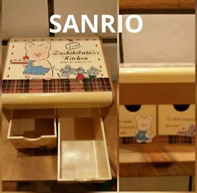 Item 1 Sanrio Zashikibuta Accessory Case With Mirror Rare Retro Sanrio • $283.46