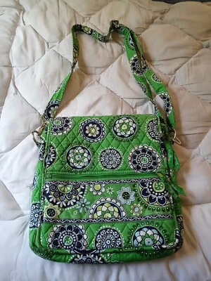 £9.68 • Buy Vera Bradley  Cupcakes Green  Crossbody Messenger Shoulder Bag - Retired 