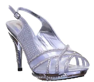 Premium Cordelia Women Stone And Diamonds Shoes In Gold/Silver • £9.99