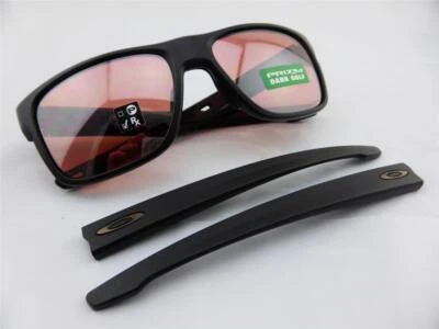 $179 • Buy Oakley CROSSRANGE Sunglasses Matte Black Prizm Dark Golf Lens Bonus Temple Arms