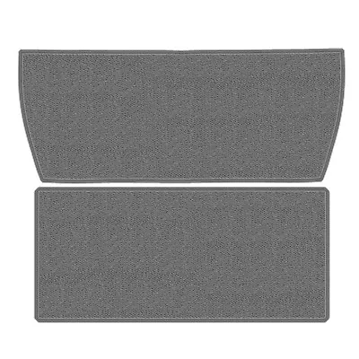 1973-1979 VW Super Beetle Convertible Rear Seatback Gray LOOP Carpet 2 Pc • $84.95