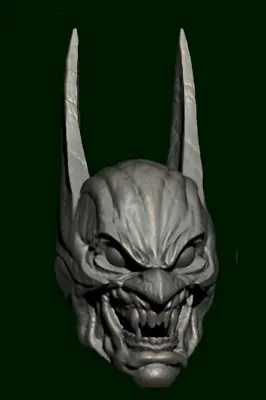 Vampire Batman 1:12 Scale Custom Unpainted Head 6  Action Figure • $9.90