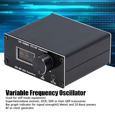 SDR QRP Transceiver HAM VariableFrequency Oscillator VFO RF Generator 10K‑220MHz • $41.46