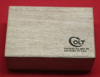 COLT Firearms Wood Box Case 6  X 4 X 2 1/2  • $56.99