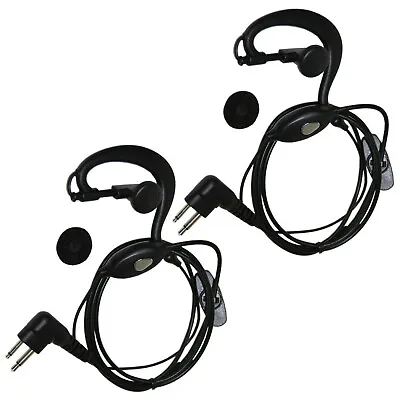 $13.45 • Buy HQRP Set: 2x 2Pin External Ear Loop Hands Free For Motorola Series Radio Devices