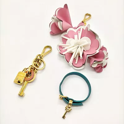Miu Miu Bracelet  Bracelet Charm 3 Set Pinks Leather 3750275 • $6.50