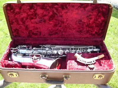 Vintage American Triumph Art Instrument By F. A. Buescher Pres. Alto Saxophone • $299.99