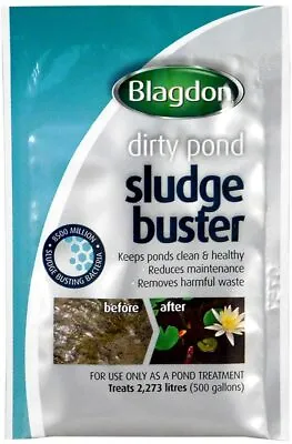 £4.99 • Buy Blagdon Dirty Pond Sludge Buster Pond Treatment Clean Water Treats 500 Gallons