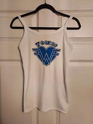 Weezer Tank Top Ribbed W F Heart Design  Weezer Crop Top Tee Weezer Shirt Xs -2x • $21.66