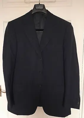 Men's Vintage Designer Ermenegildo Zegna Pinstripe Navy Suit 40 • £36