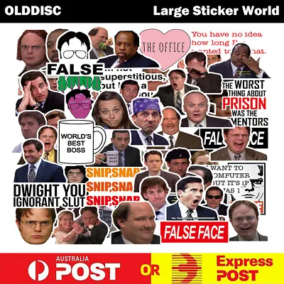 50pcs TV The Office Show TV Vinyl Stickers Snowboard Luggage Car Laptop Phone • $6.99