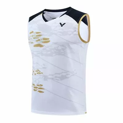 2024 VICTOR Men's Sports Tops Tennis/badminton Clothes Sleeveless T-shirts • £20.15