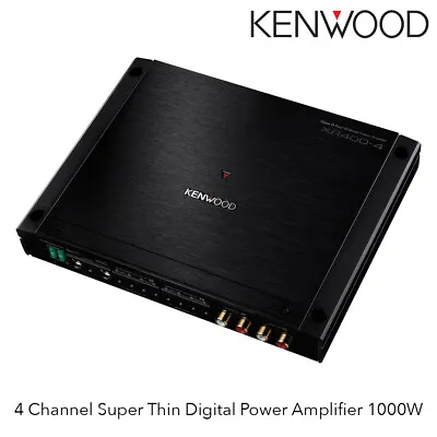 Kenwood XR400-4 - 4 Channel Super Thin Digital Power Amplifier 1000W BNIB • $522.64