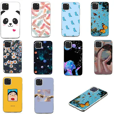 For Huawei P10 P40 Lite P20 P30 Pro Pattern Silicon Back Case Phone Case Cover • £3.59