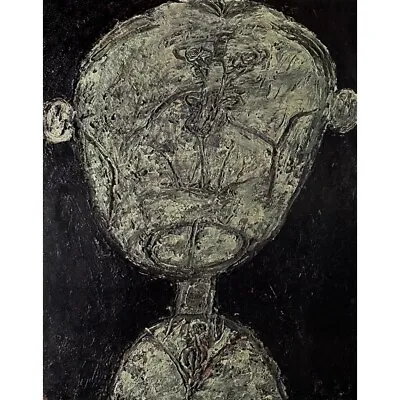 Jean Dubuffet - Modernist ‘Head’ Offset Lithograph On Heavy Art Paper (c. 1967) • $285
