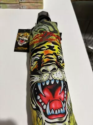 Umbrella Ed Hardy By Christian Audigier Tiger Compact Umbrella NEW.  Unopened. • $28