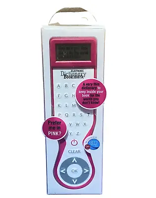 Collins Electronic English Dictionary Bookmark In PINK New & Sealed • £19.49