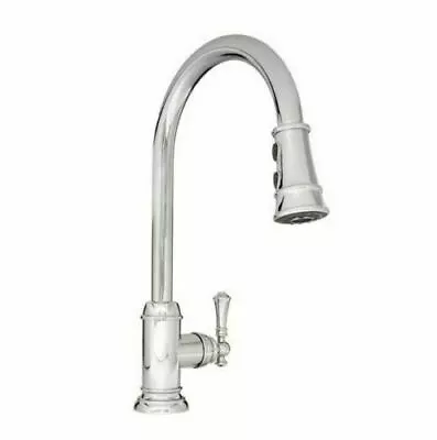 Mirabelle MIRXCAM100 Amberley 1.8 GPM 1 / 3 Hole Pull-Down Kitchen Faucet Chrome • $94.99