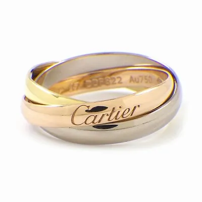 Cartier Ring Trinity Small SM B4235147 750(18K) Tri-Color Gold #47 US4.75 • £412.47