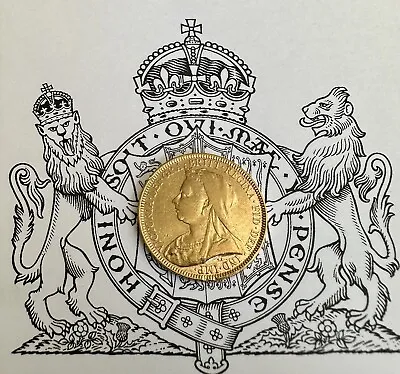Very Nice 1893 Queen Victoria  - Full Gold Sovereign - London Mint • £450