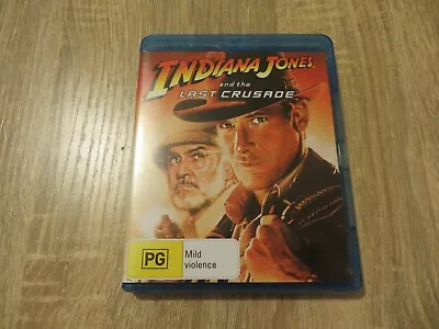 Indiana Jones And The Last Crusade - Region B Blu-Ray | Free Postage • $19.99