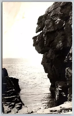 RPPC Postcard Thunder Hole Profiles Mount Desert Island Maine *AZ237 • $4