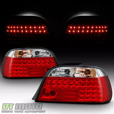 95-01 Bmw E38 7-Series Led Perform Red Clear Taillights Lamp Left+Right • $176.99