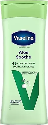 Vaseline Intensive Care Aloe Soothe Lotion (Heals & Soothes Dry Skin) 400ml • £4.28