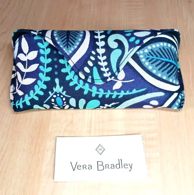 Vera Bradley  Blue Island Medallion  Sunglass Eyeglass Case Hard Shell NWT • $27.99