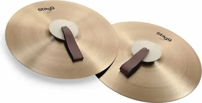 Stagg 18 Inch Marching/Concert Cymbals - Pair - MASH18 • $239.99